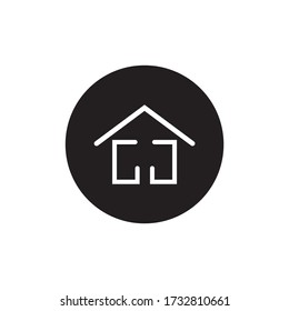 home house cottage icon vector logo design