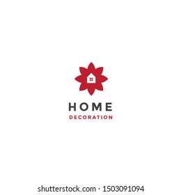 home or house decoration logo template