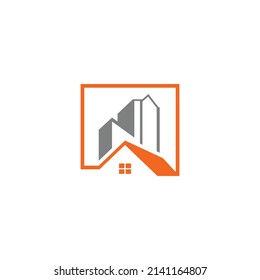 home house design logo vector
