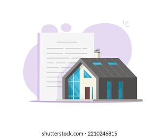 Home House Document Policy Terms Specifications Vector Or Property Project Specs Description Details Form Illustration, Real Estate Development Definition Prescription Paperwork