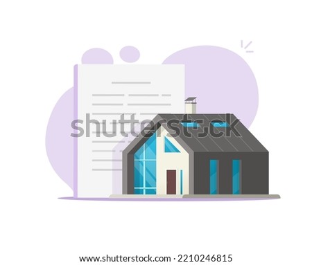 Home house document policy terms specifications vector or property project specs description details form illustration, real estate development definition prescription paperwork