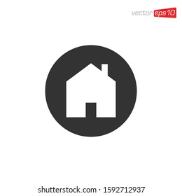 Home or House Icon Design Vector