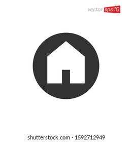 Home or House Icon Design Vector