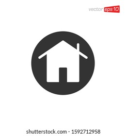 Home or House Icon Design Vector
