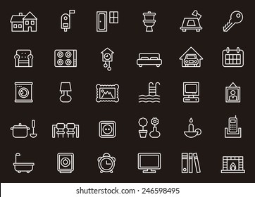 Home & House icon set