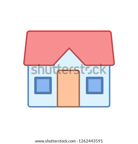 home - house icon vector