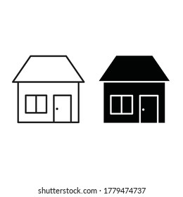 home house icon vector sign