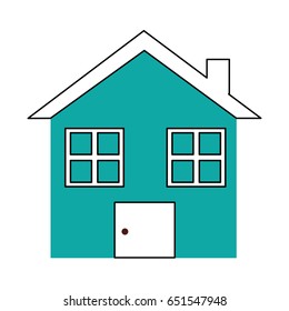 home house isolated icon