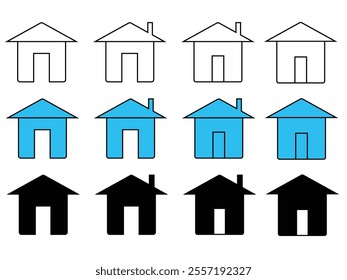 home, house, location of app, flat, keys, roof