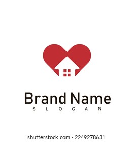 home house logo design symbol real estate