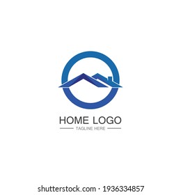 Home and house logo design vector, logo , architecture and building, design property , stay at home estate Business logo, Construction Graphic, icon home logo