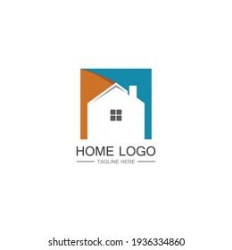 Home and house logo design vector, logo , architecture and building, design property , stay at home estate Business logo, Construction Graphic, icon home logo