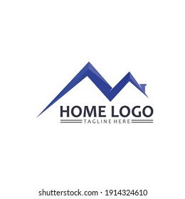 Home and house logo design vetor, logo , architecture and building, design property , stay at home estate Business logo, Construction Graphic, icon home logo