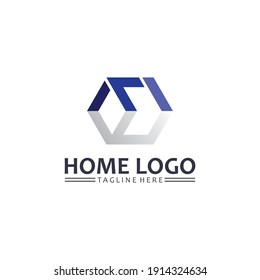 Home and house logo design vetor, logo , architecture and building, design property , stay at home estate Business logo, Construction Graphic, icon home logo