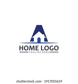 Home and house logo design vetor, logo , architecture and building, design property , stay at home estate Business logo, Construction Graphic, icon home logo