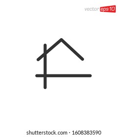 Home and House Logo Icon Vector