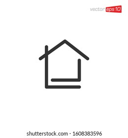 Home and House Logo Icon Vector