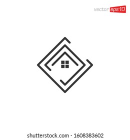 Home and House Logo Icon Vector