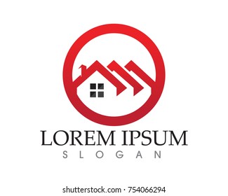 Home and house logo and symbols
