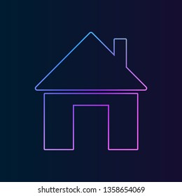 home house nolan icon. Simple thin line, outline vector of web, minimalistic icons for UI and UX, website or mobile application