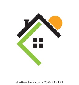 Home house rental logo vector