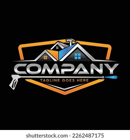 Home House Repair Build Handyman Logo Design