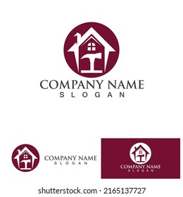 Home House repair logo and symbol vector