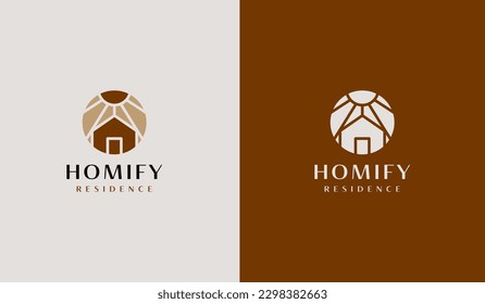 Home House Residence Resident Roof House Logo. Universal creative premium symbol. Vector sign icon logo template. Vector illustration