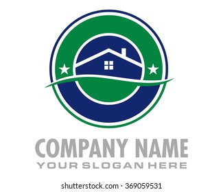 home house residential logo vector - Shutterstock ID 369059531
