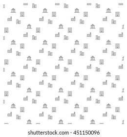 Home house Seamless Pattern background