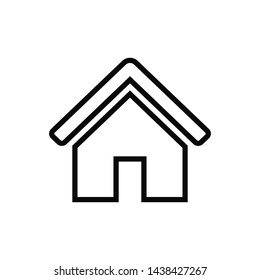 Home house symbol icon vector illustration