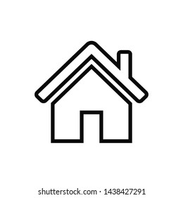 Home house symbol icon vector illustration