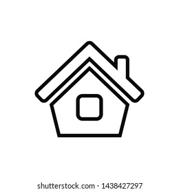 Home house symbol icon vector illustration
