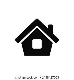 Home house symbol icon vector illustration