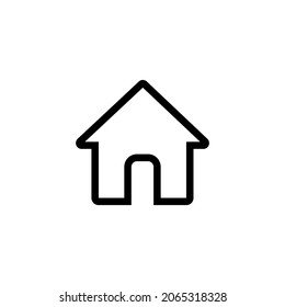 Home or house symbol icon vector illustration
