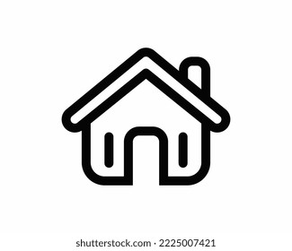 Ilustración vectorial de símbolo de casa
