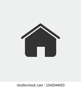 home house vector icon isolated icon eps 10