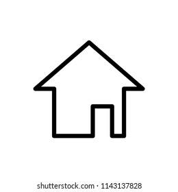 Home house work from home icon vector symbol illustration.