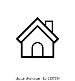 Home house work from home icon vector symbol illustration.