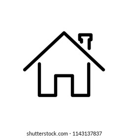 Home house work from home icon vector symbol illustration.