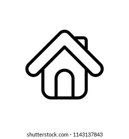 Home house work from home icon vector symbol illustration.
