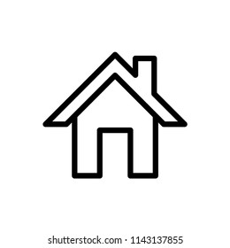 Home house work from home icon vector symbol illustration.