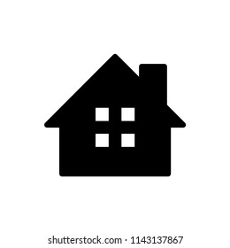 Home house work from home icon vector symbol illustration.