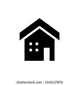 Home house work from home icon vector symbol illustration.