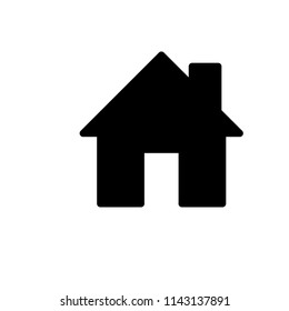 Home house work from home icon vector symbol illustration.