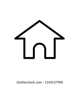 Home house work from home icon vector symbol illustration.