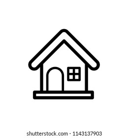 Home house work from home icon vector symbol illustration.
