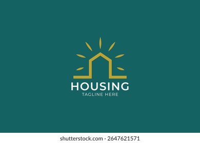 Home and Housing Logo Luxury and Premium Concept Brand Identity