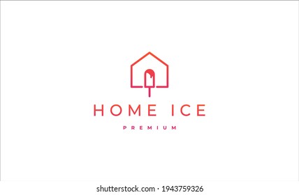 home ice cream store logo 