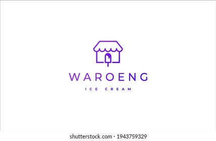 home ice cream store logo 